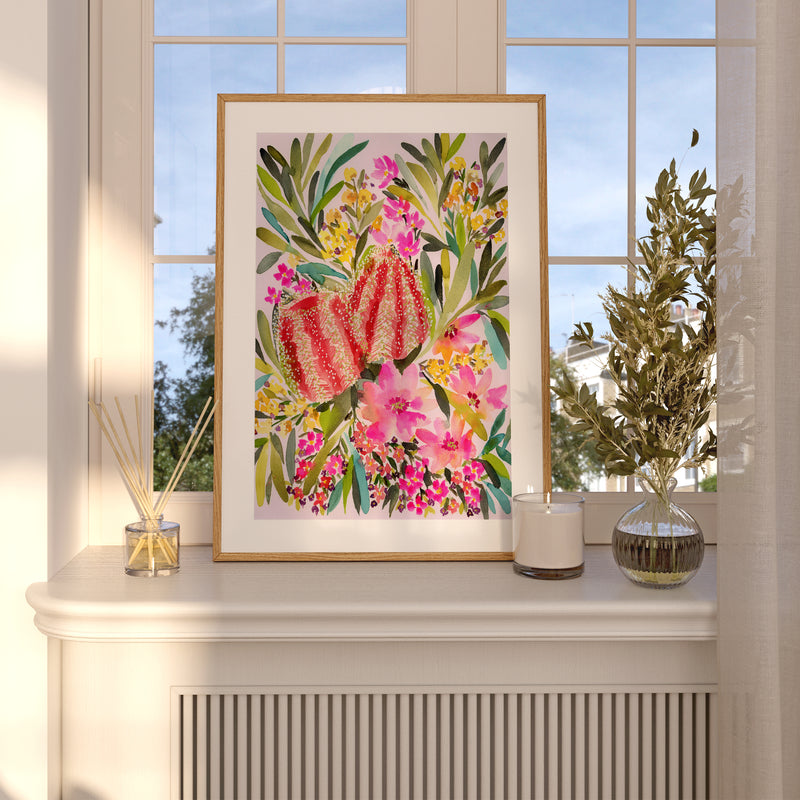 Tropical Banksia Fine Art Print